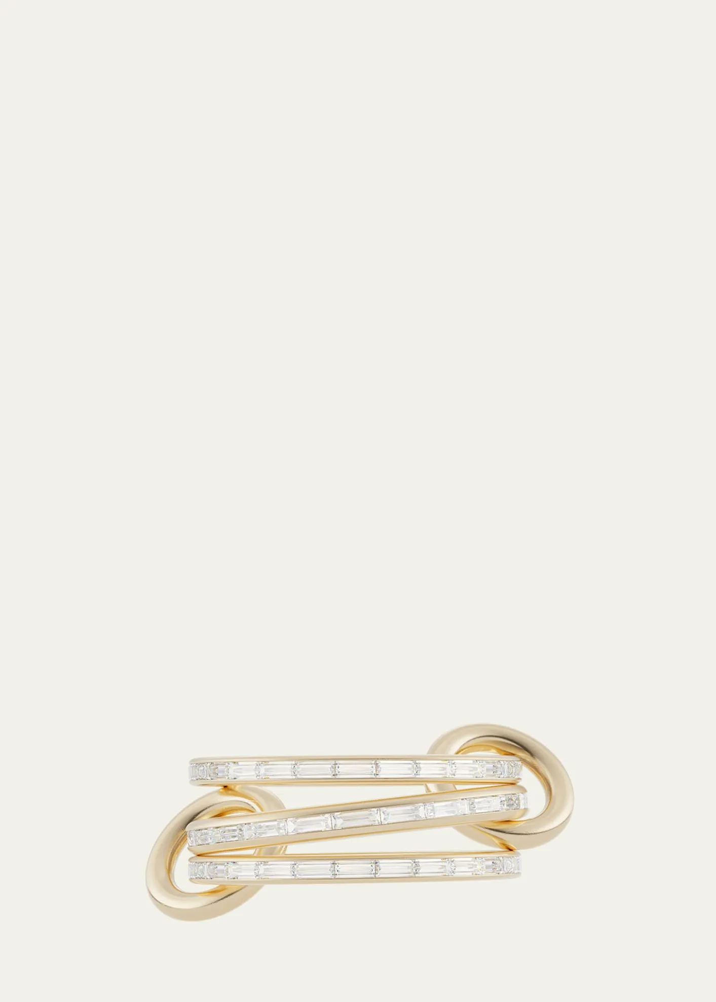 Spinelli KilcollinSeraph 18K Yellow Gold Baguette Diamond Ring