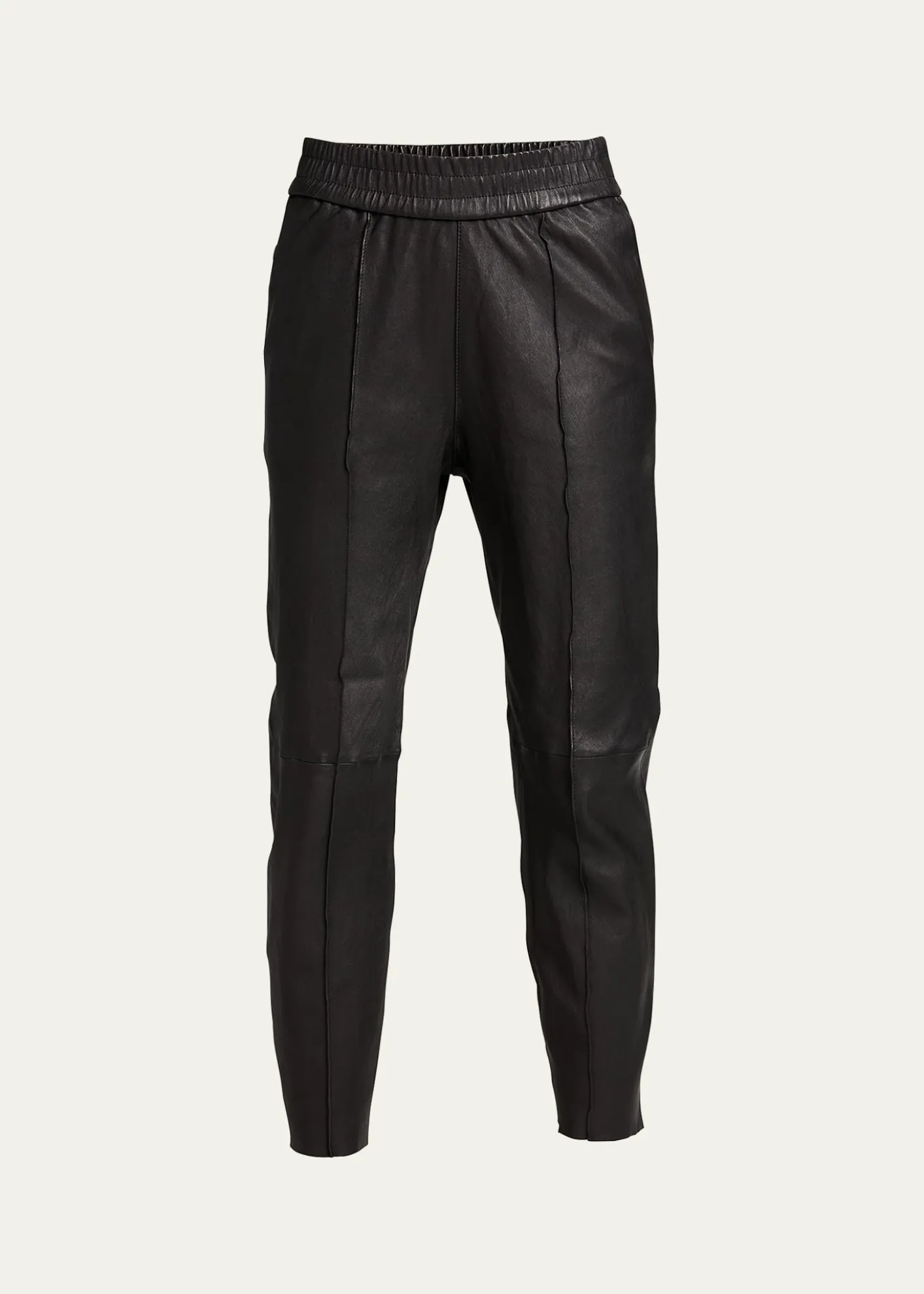 SPRWMNHigh-Waist Leather Joggers
