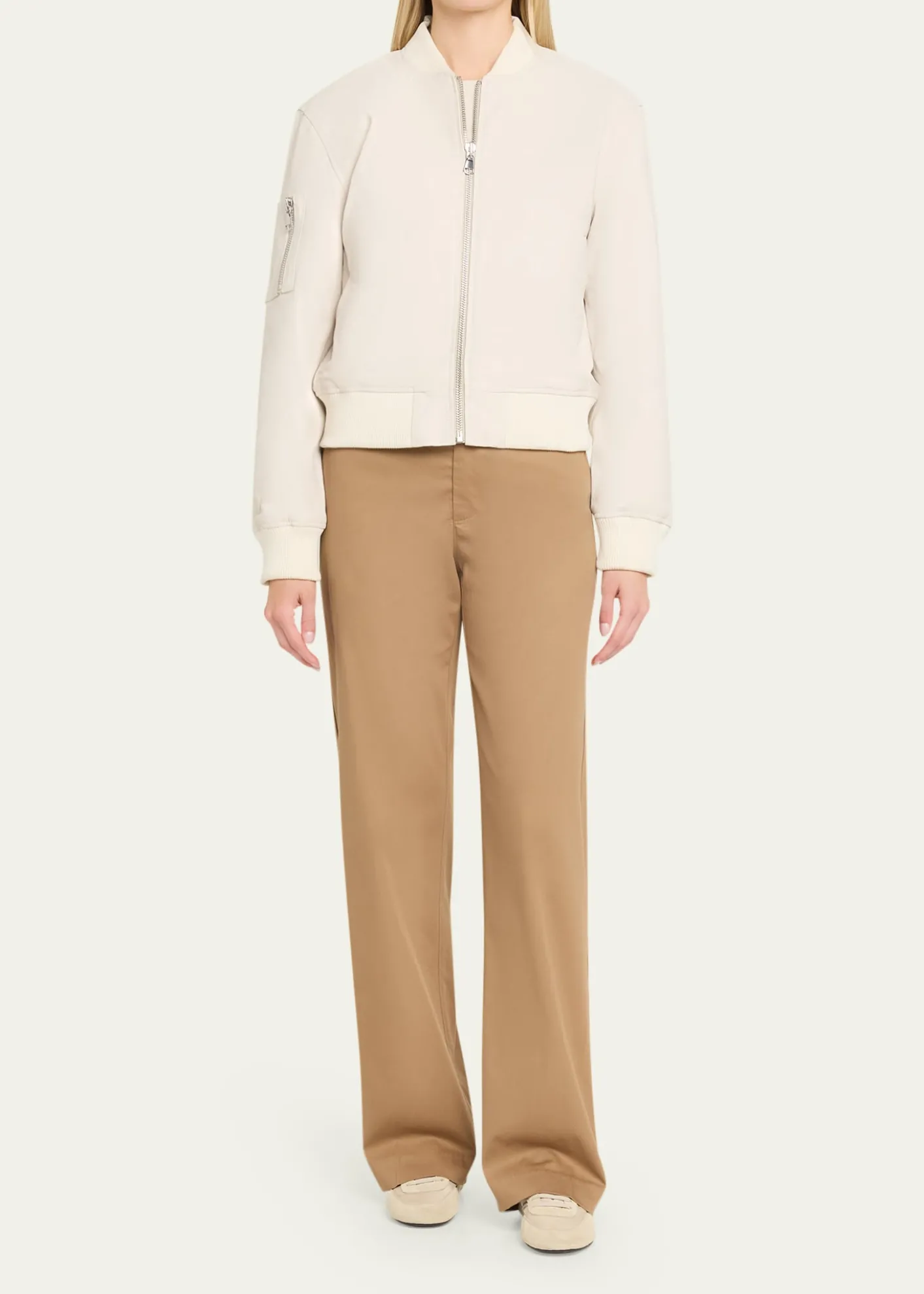 SPRWMNLeather Classic Bomber Jacket