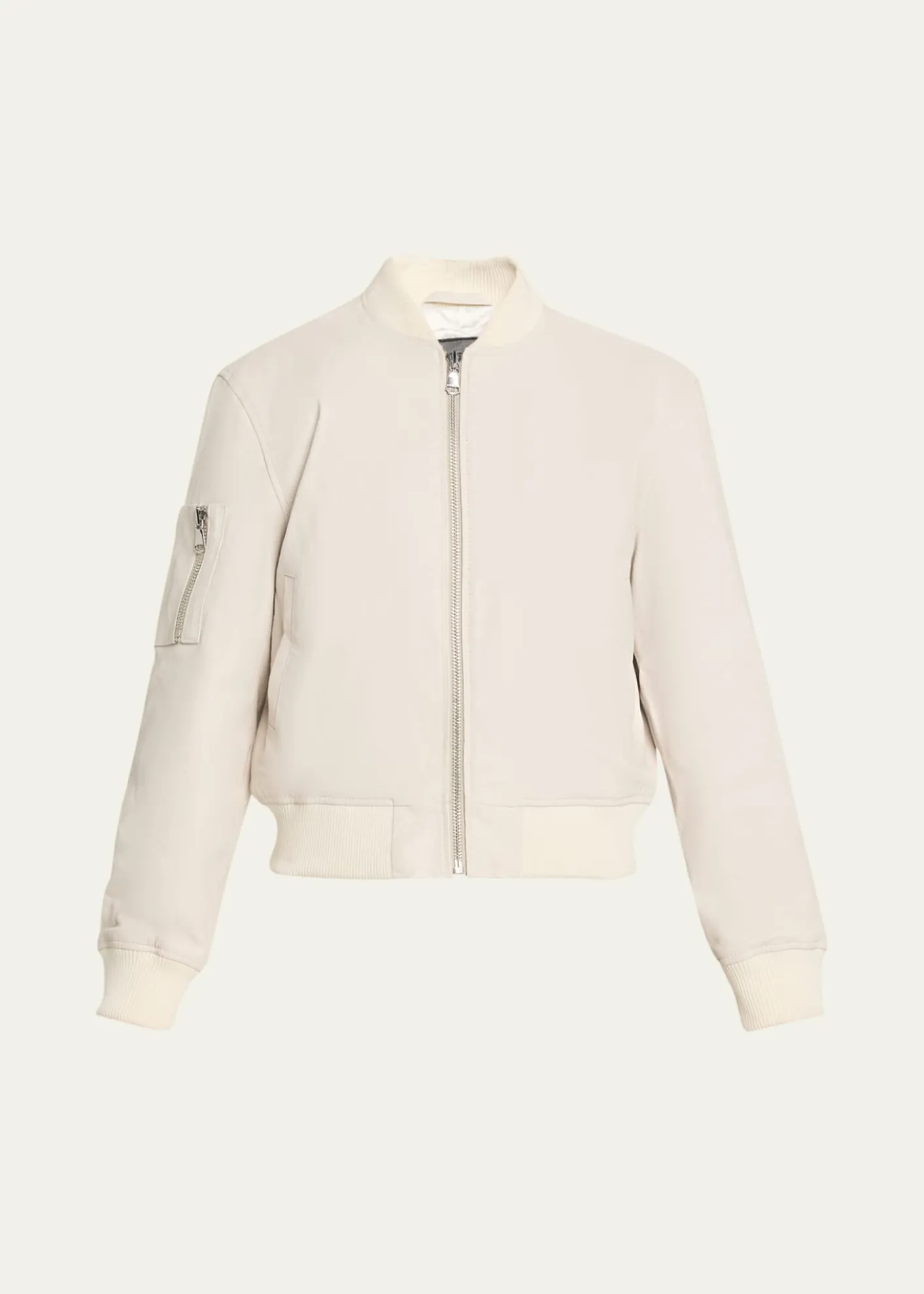 SPRWMNLeather Classic Bomber Jacket
