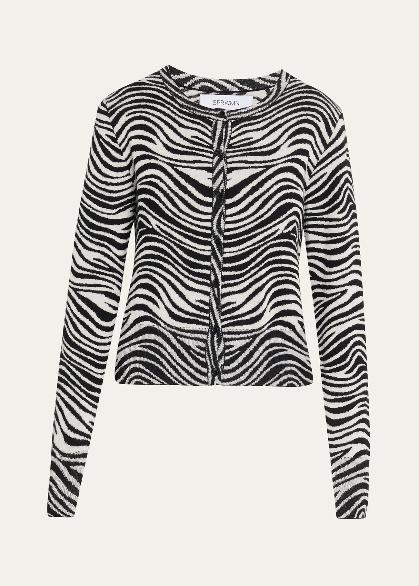 SPRWMNLeopard Cashmere Baby Cardigan