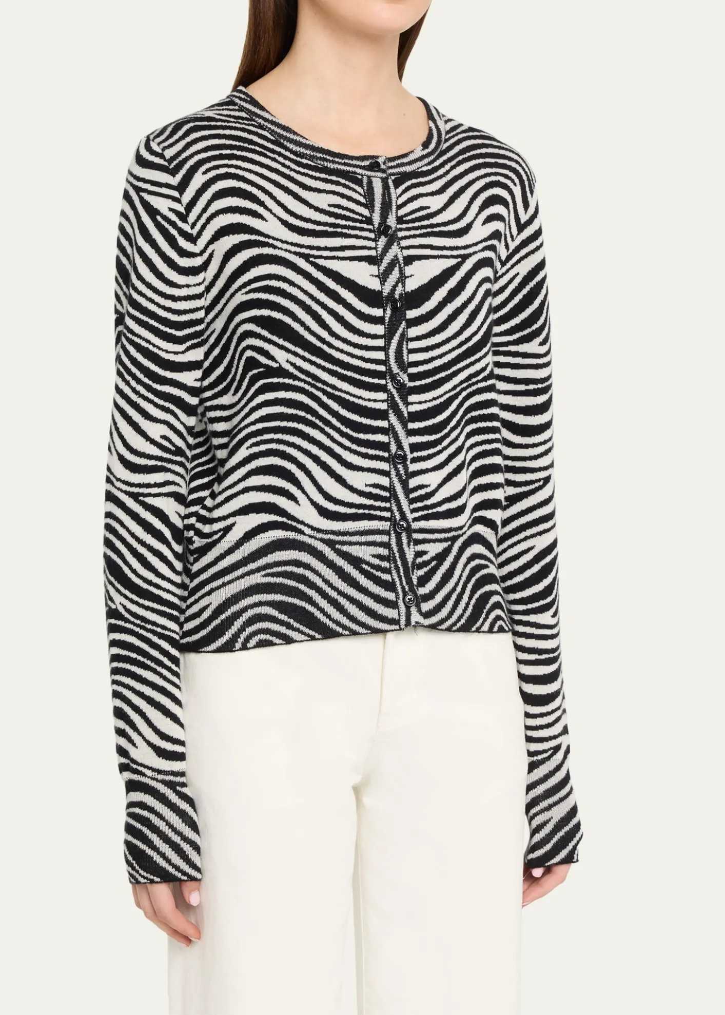 SPRWMNLeopard Cashmere Baby Cardigan