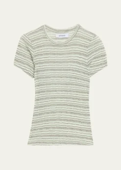 SPRWMNMulti-Striped Crewneck Baby Tee