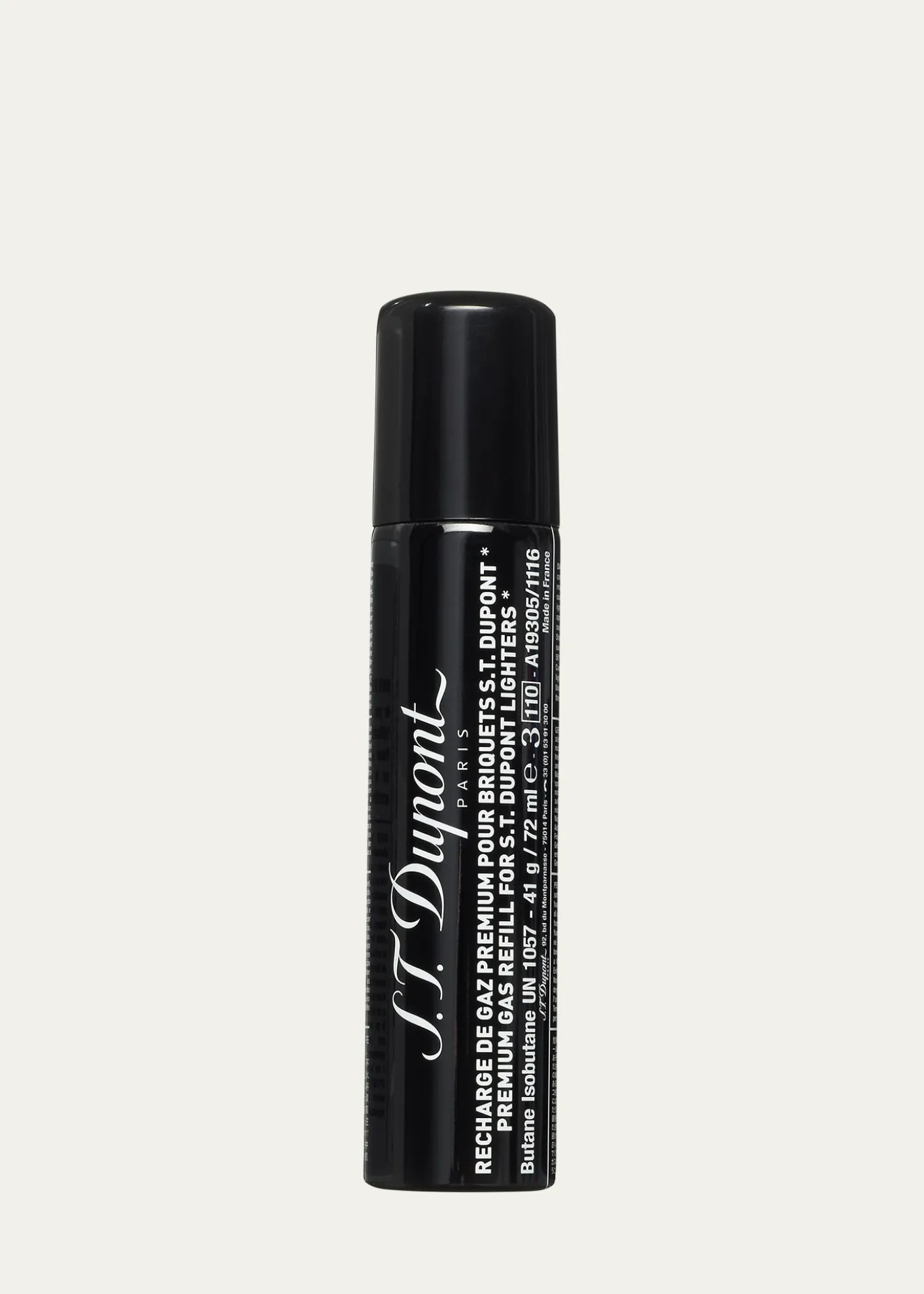 S.T. DupontBlack Gas Refill, 2.4 oz.