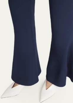 Stella McCartneyCompact Knit Peplum Flare Pants