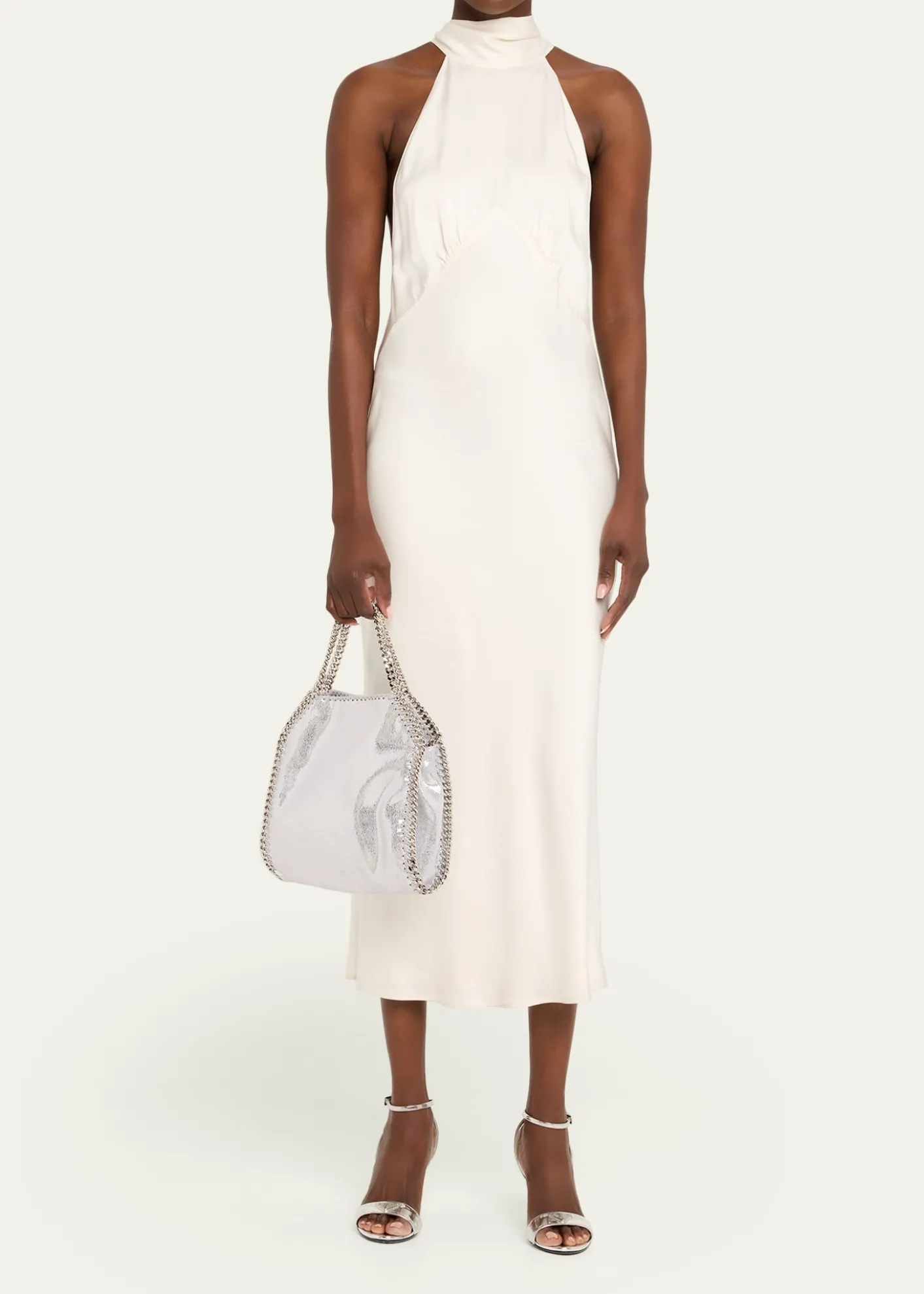 Stella McCartneyFalabella Mini Metallic Tote Bag