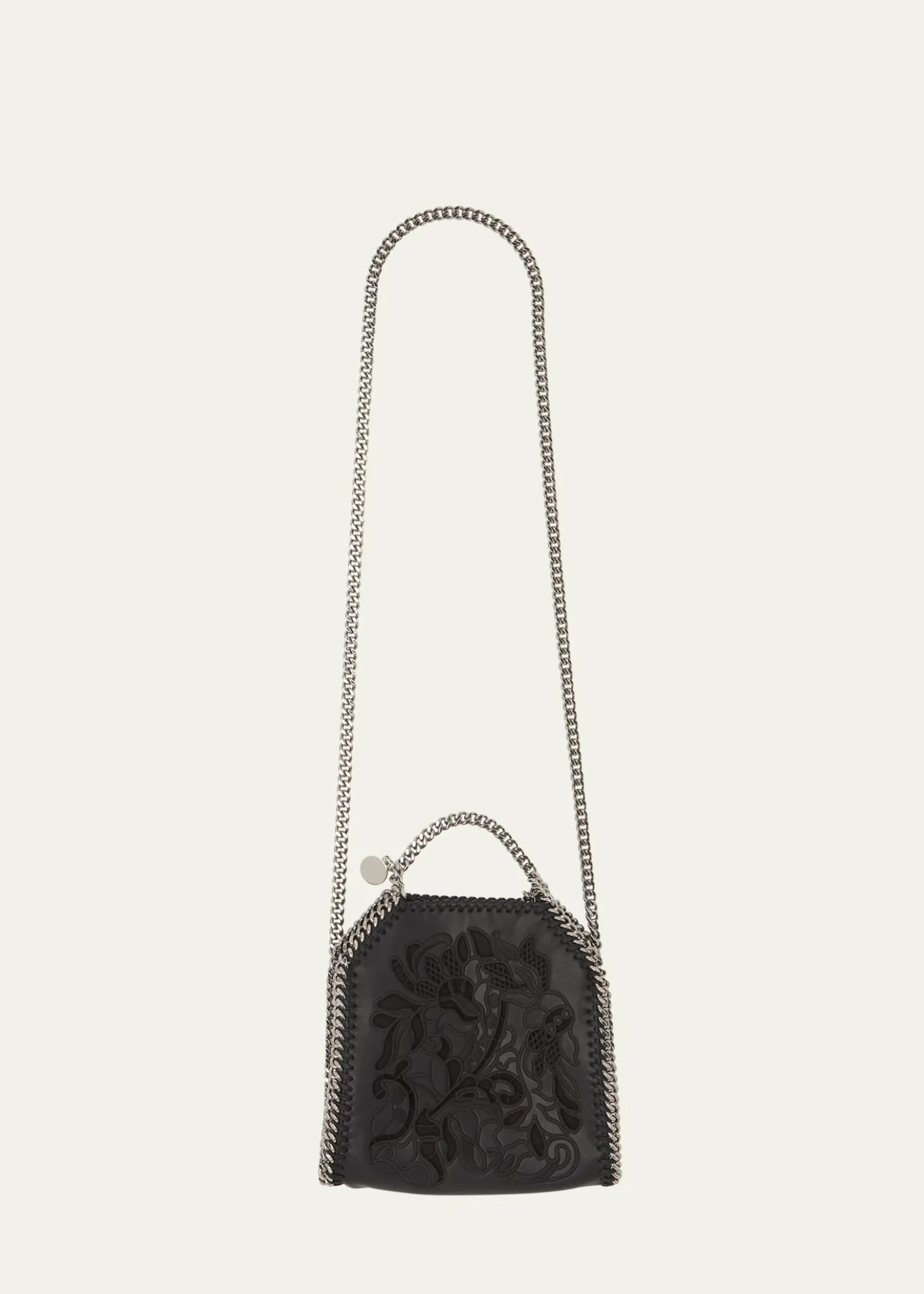 Stella McCartneyFalabella Tiny Lace Vegan Leather Crossbody Bag