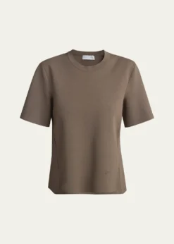 Stella McCartneyIconic Compact Knit Short-Sleeve Top