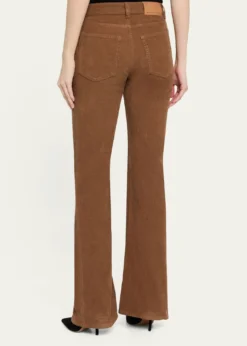 Stella McCartneyMid-Rise Cotton Corduroy Kickflare-Leg Pants