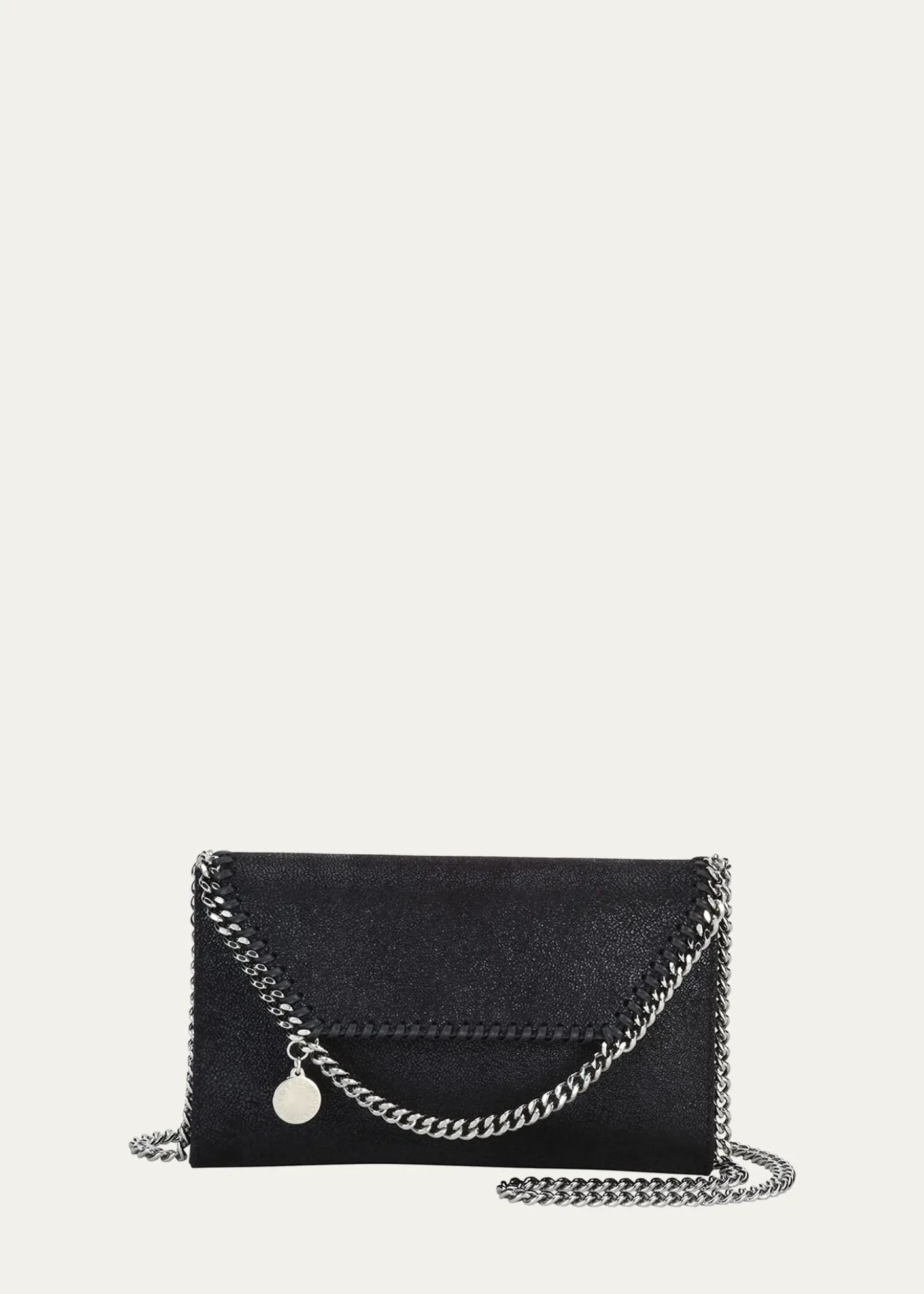 Stella McCartneyMini Falabella Shaggy Deer Wallet on Chain