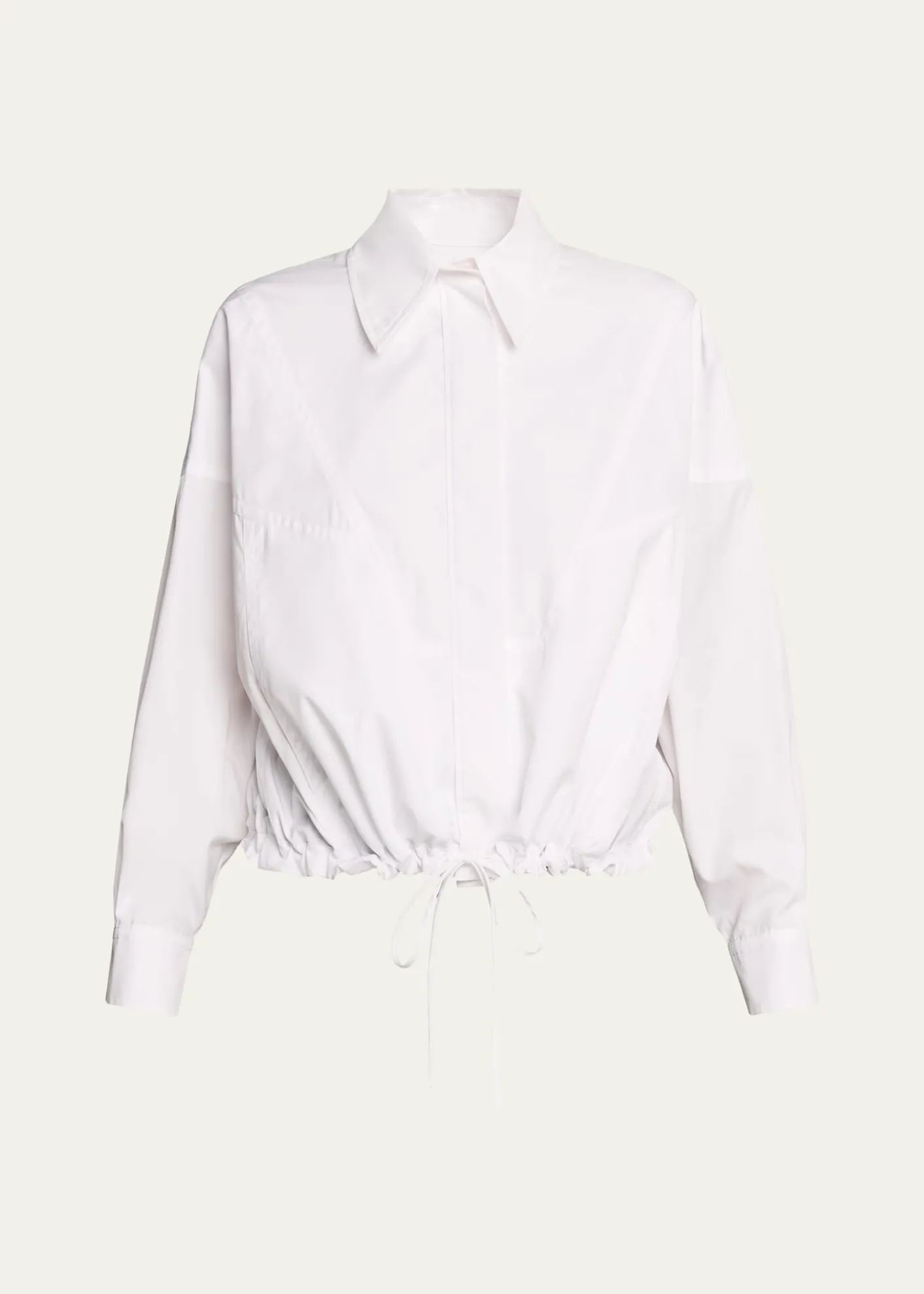 Stella McCartneyPoplin Sporty Bomber Jacket