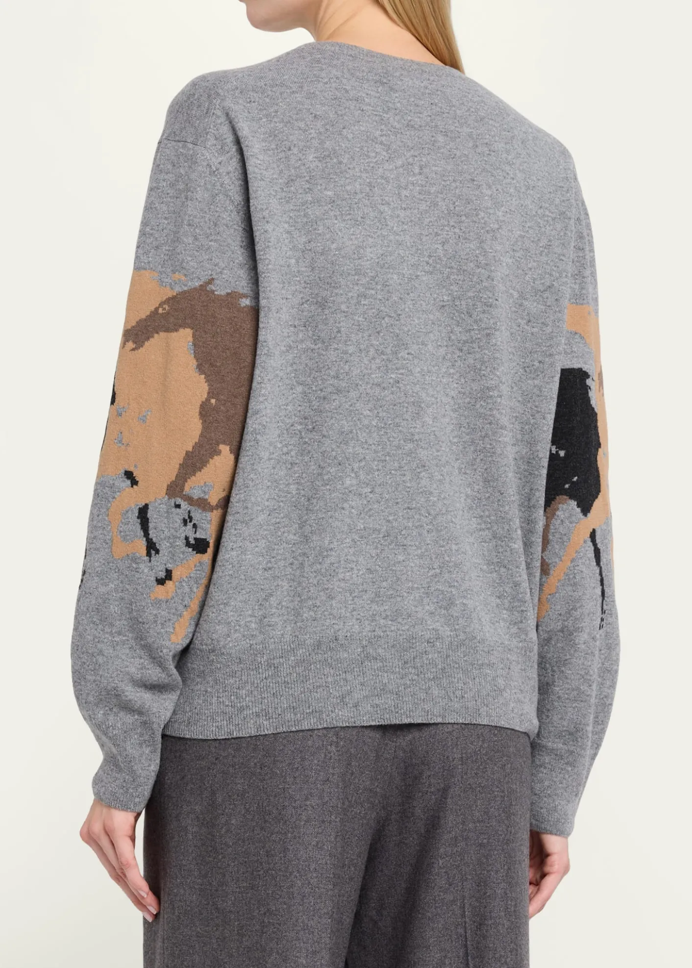Stella McCartneyRacing Horses Crewneck Sweater