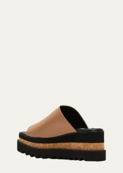 Stella McCartneySneak-Elyse Alter Sporty Mat Platform Sandals