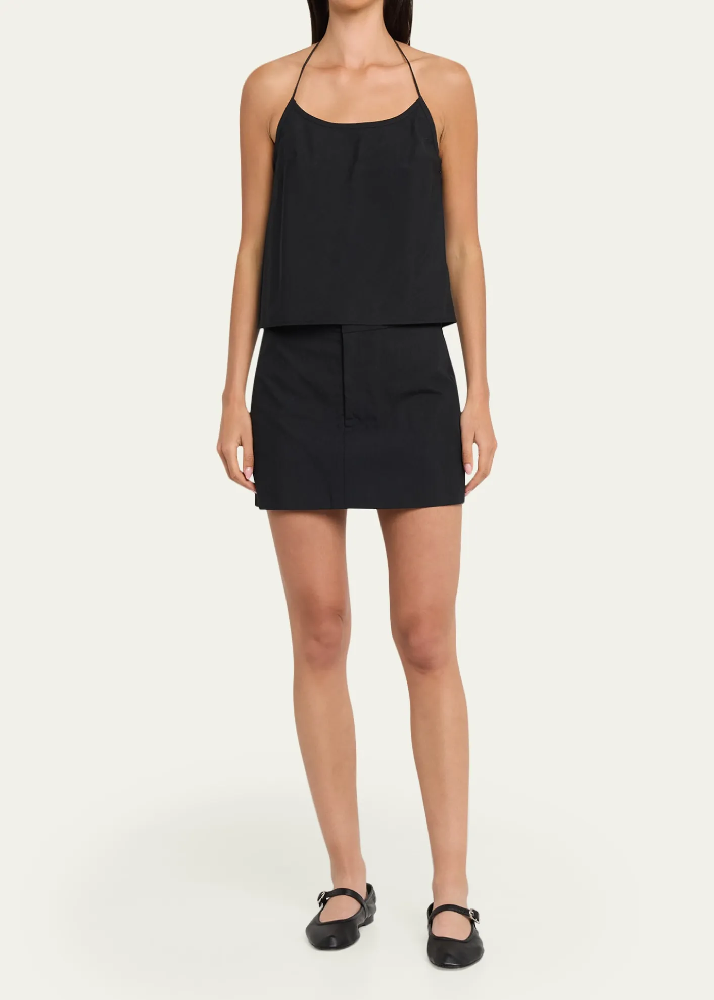 Still HereKelly Nylon Mini Skirt