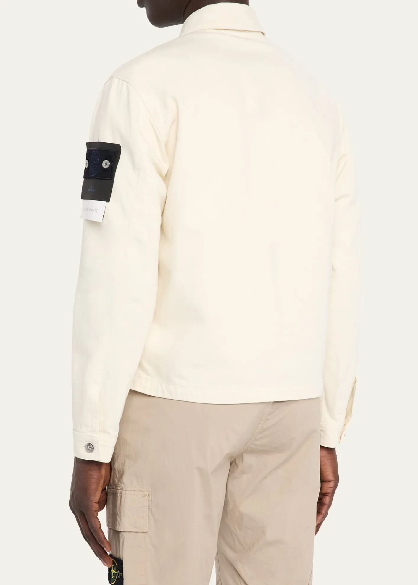 Stone IslandMen's Light Bull Denim-TC Jacket