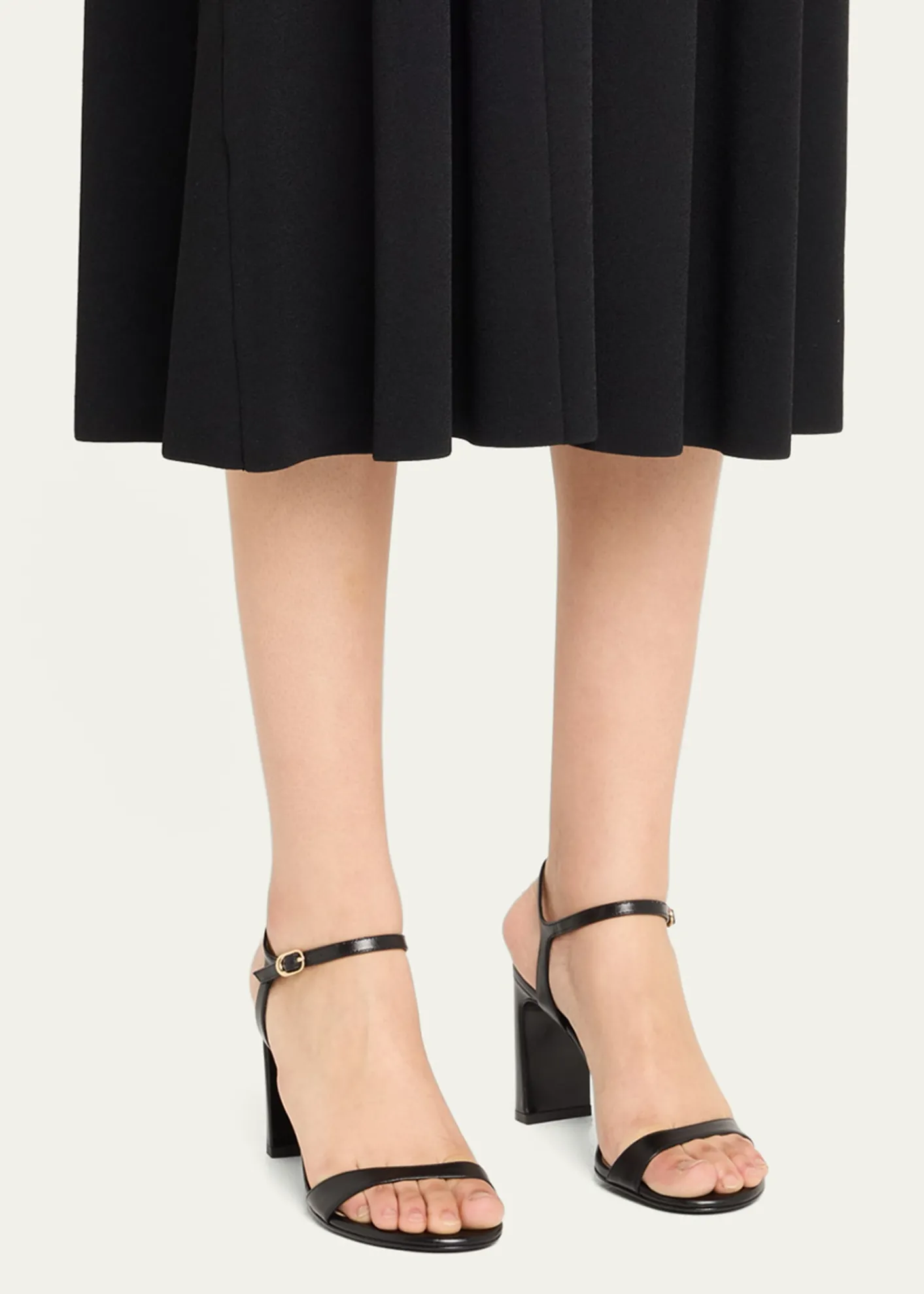 Stuart WeitzmanBabette Leather Ankle-Strap Sandals