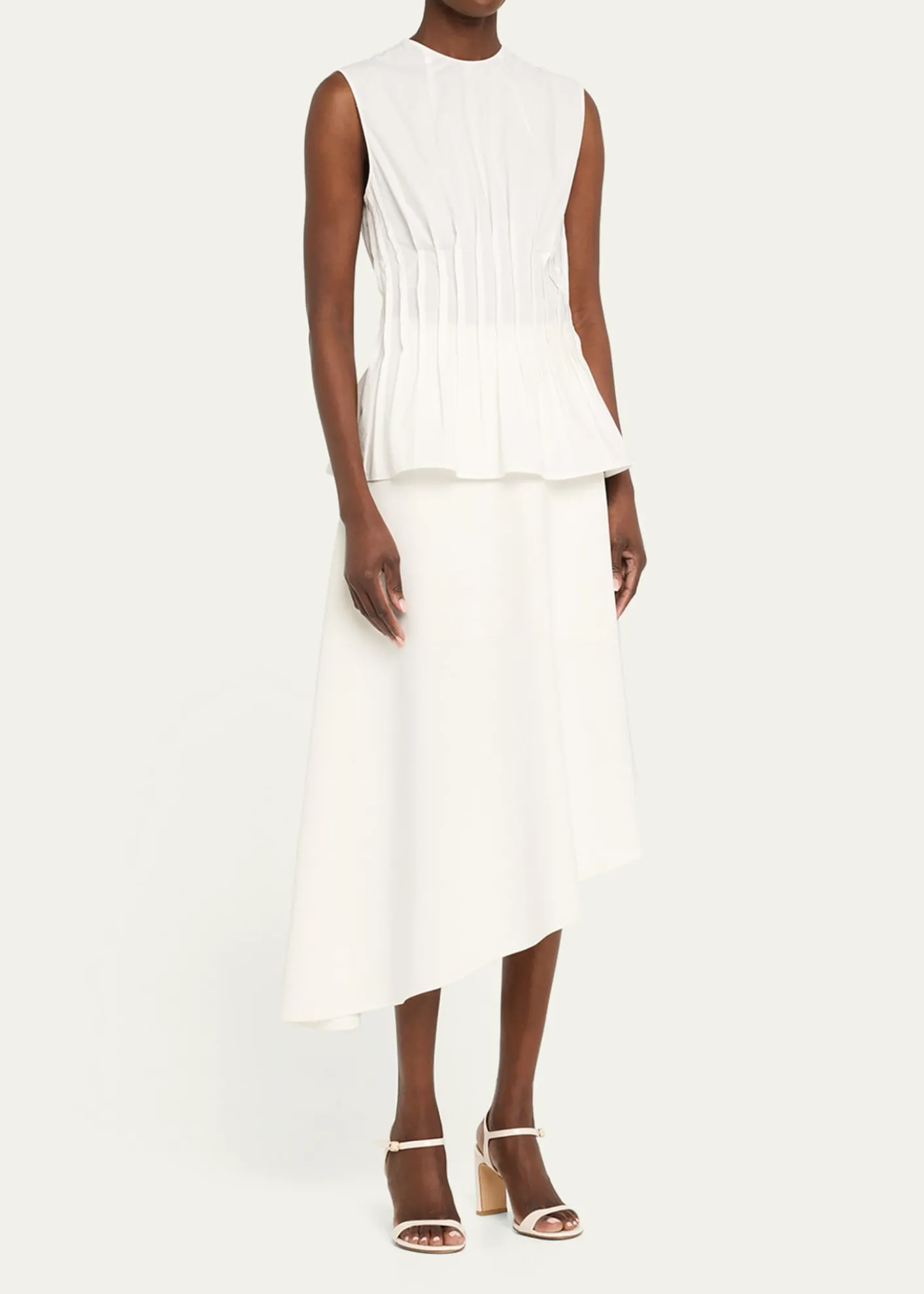 Stuart WeitzmanBabette Patent Leather Ankle-Strap Sandals