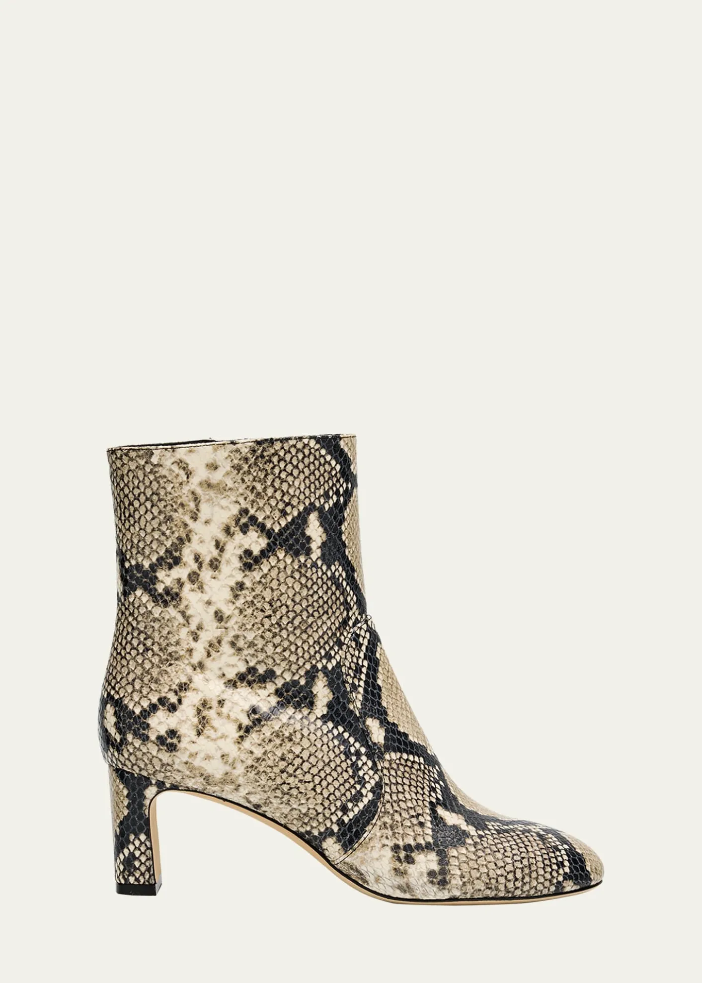 Stuart WeitzmanBabette Snake-Printed Leather Booties