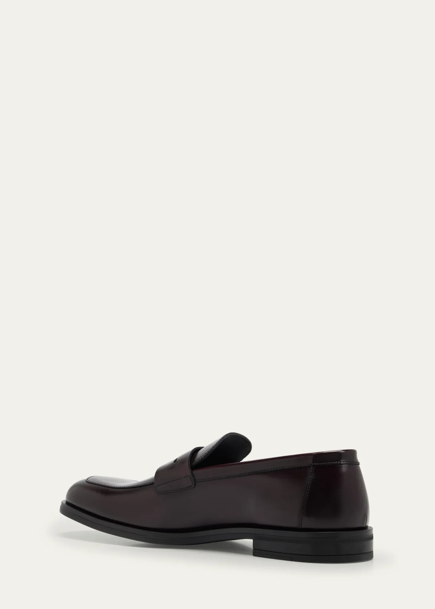 Stuart WeitzmanMen's Club Burnished Leather Penny Loafers