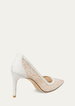 Stuart Weitzman85mm Stuart Power Lace Pumps