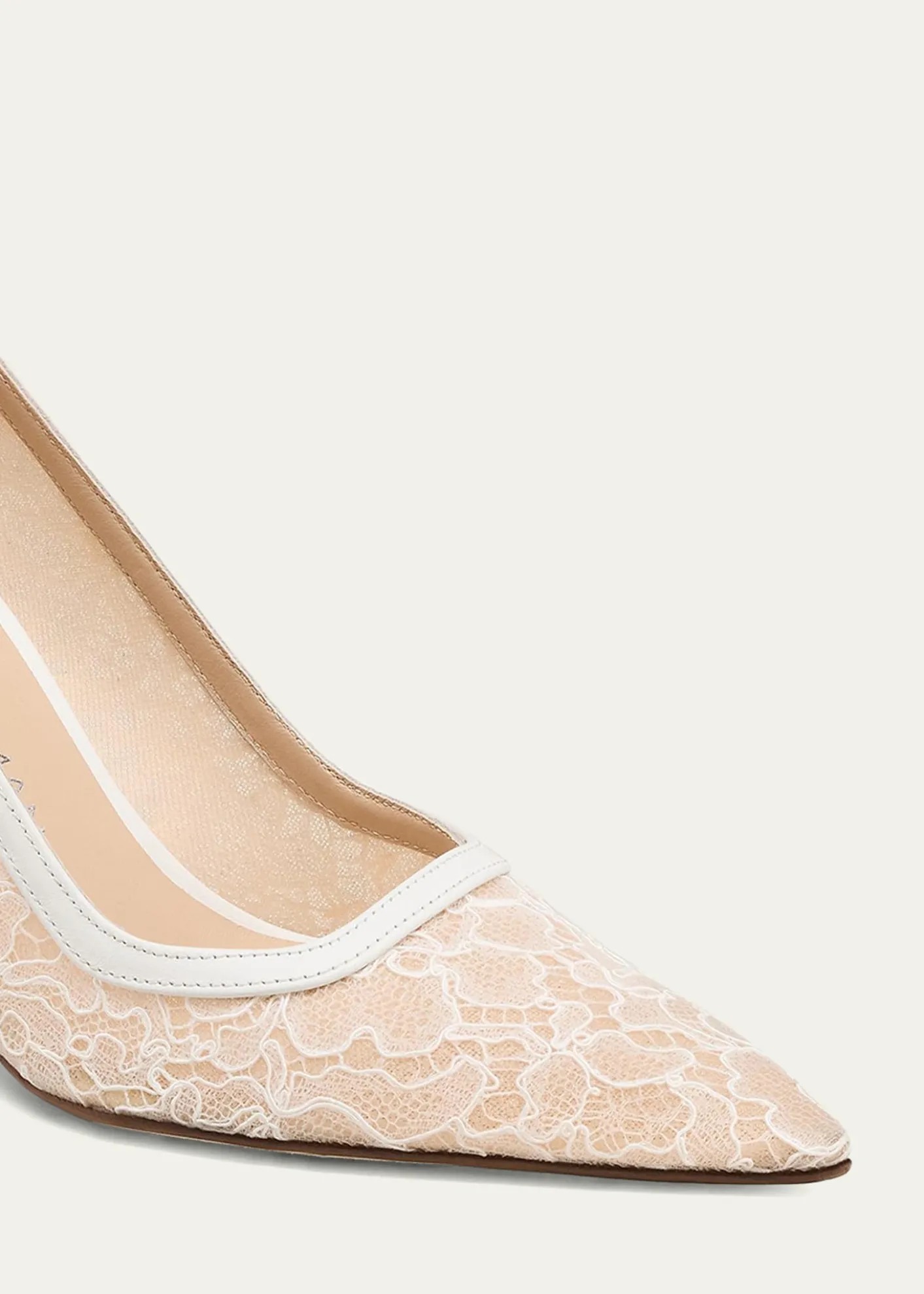 Stuart Weitzman85mm Stuart Power Lace Pumps