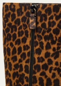 Stuart Weitzman50mm Vinnie Leopard-Printed Suede Knee-High Boots