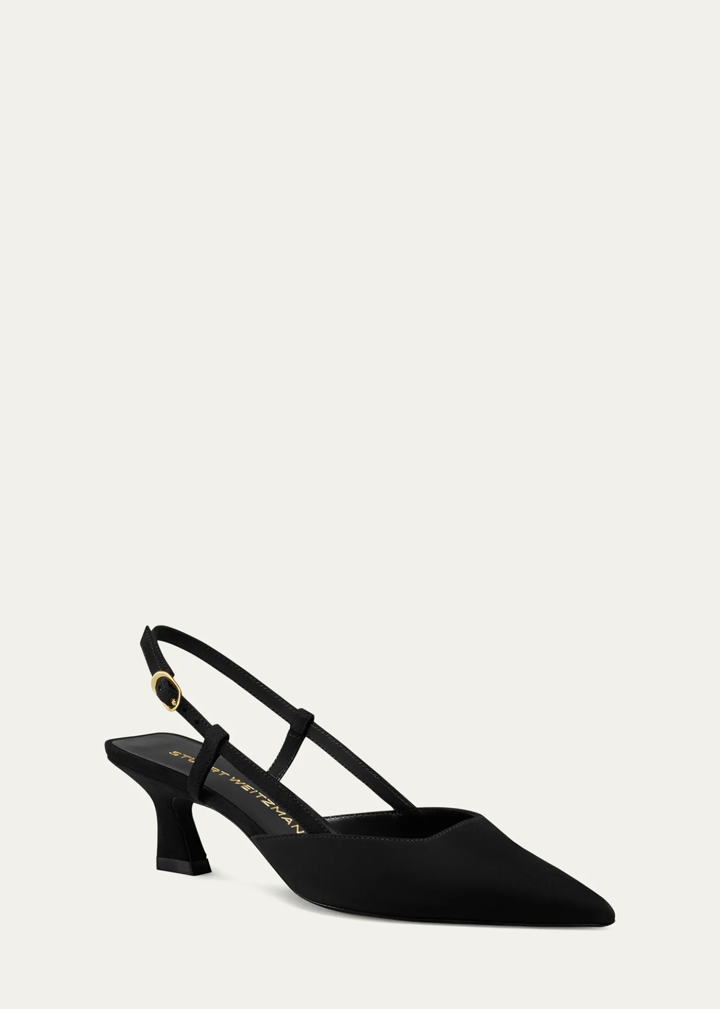 Stuart Weitzman50mm Vinnie Suede Slingback Pumps