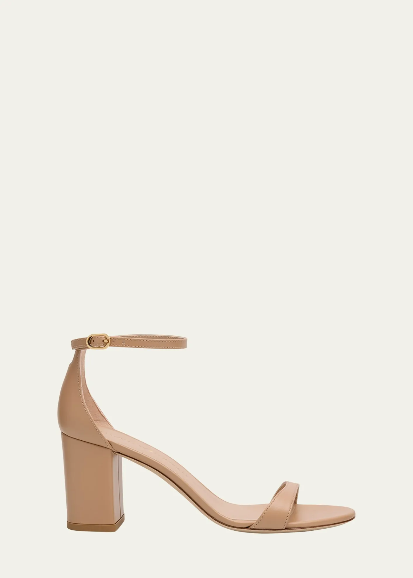Stuart WeitzmanNudist II Leather Ankle-Strap Sandals