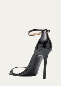Stuart WeitzmanNudist II Patent Ankle-Strap Sandals