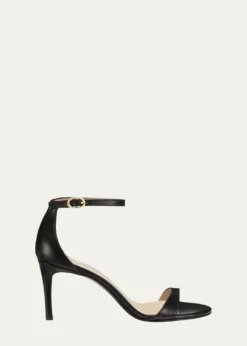 Stuart WeitzmanNudist Leather Ankle-Strap Sandals