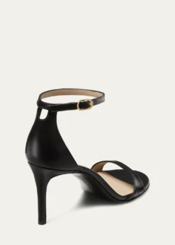 Stuart WeitzmanNudist Leather Ankle-Strap Sandals