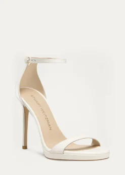 Stuart WeitzmanNudist Patent Ankle-Strap Platform Sandals