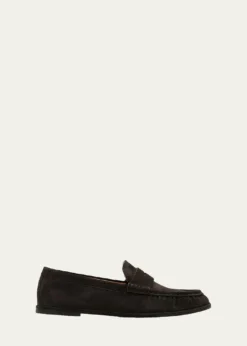 Stuart WeitzmanSpencer Suede Penny Loafers