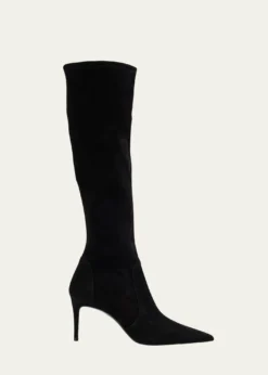 Stuart WeitzmanStuart Power Suede Stiletto Knee Boots