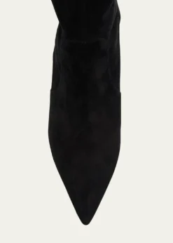 Stuart WeitzmanStuart Power Suede Stiletto Knee Boots