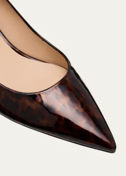 Stuart WeitzmanStuart Power Tortoise Leather Pumps