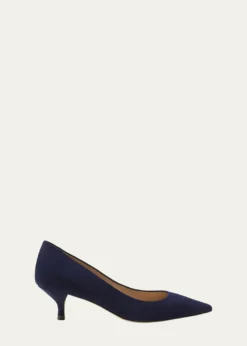 Stuart WeitzmanStuart Suede Kitten Pumps