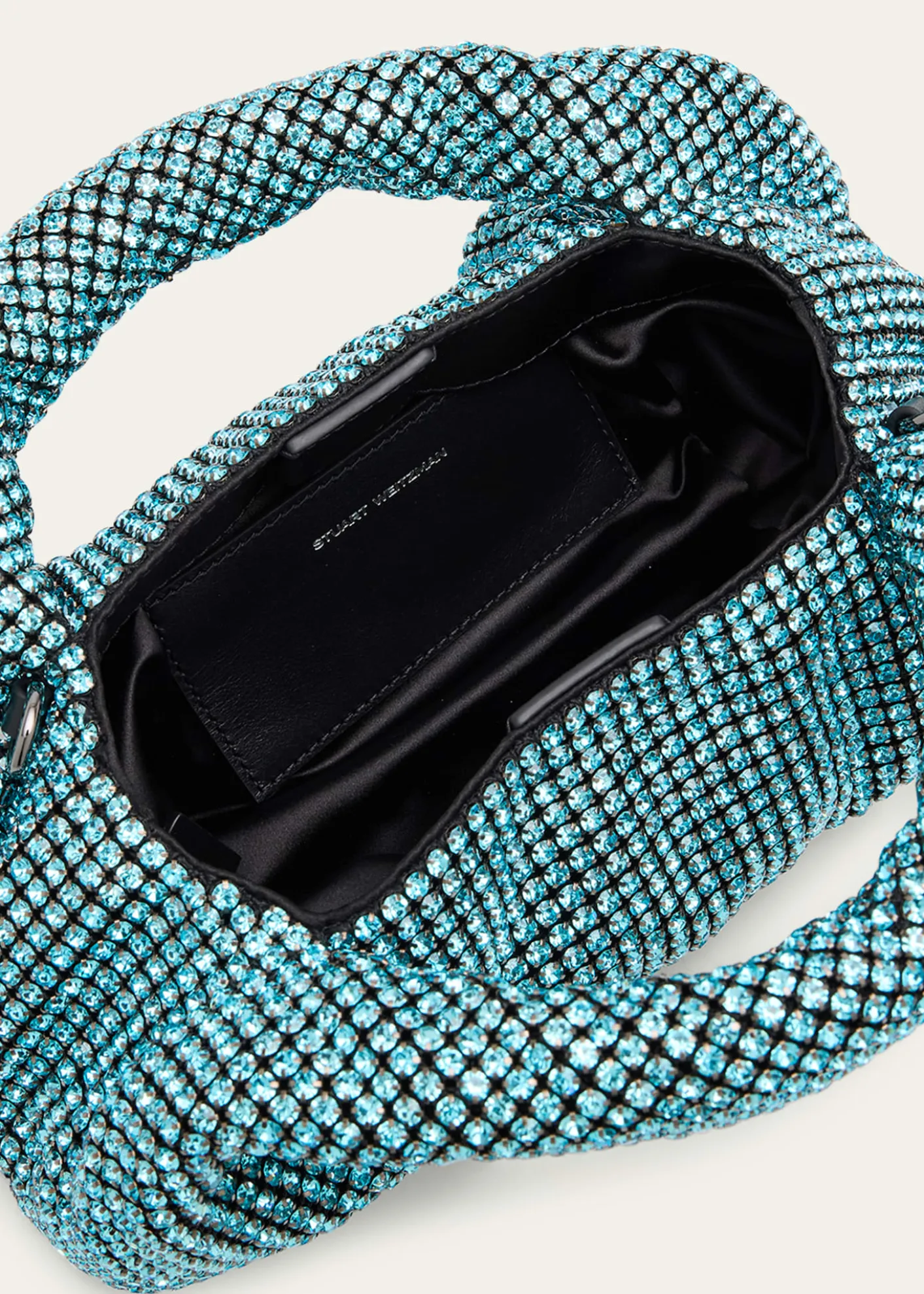 Stuart WeitzmanThe Moda Mini Shine Crystal Top-Handle Bag