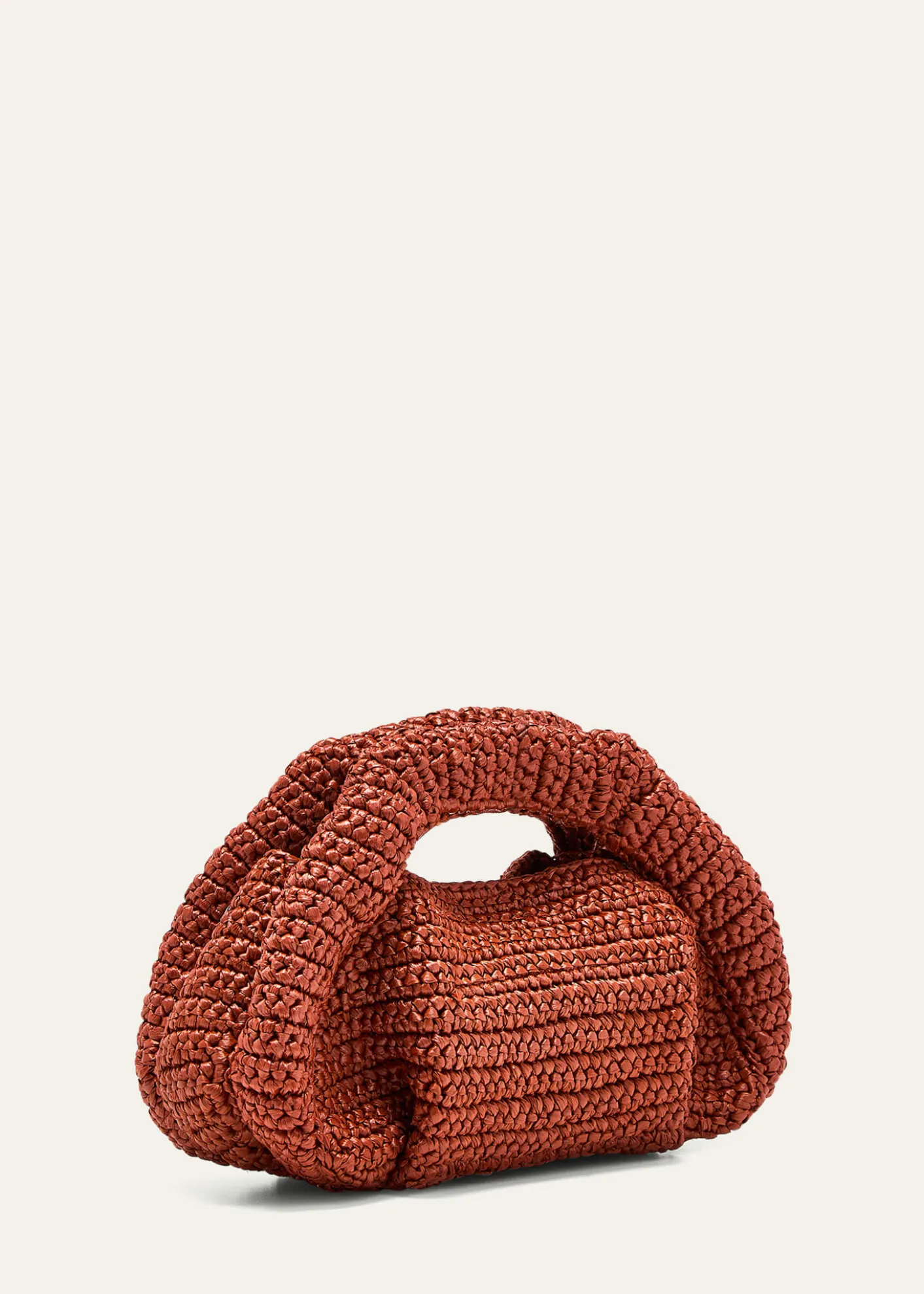 Stuart WeitzmanThe Moda Mini Raffia Top-Handle Bag
