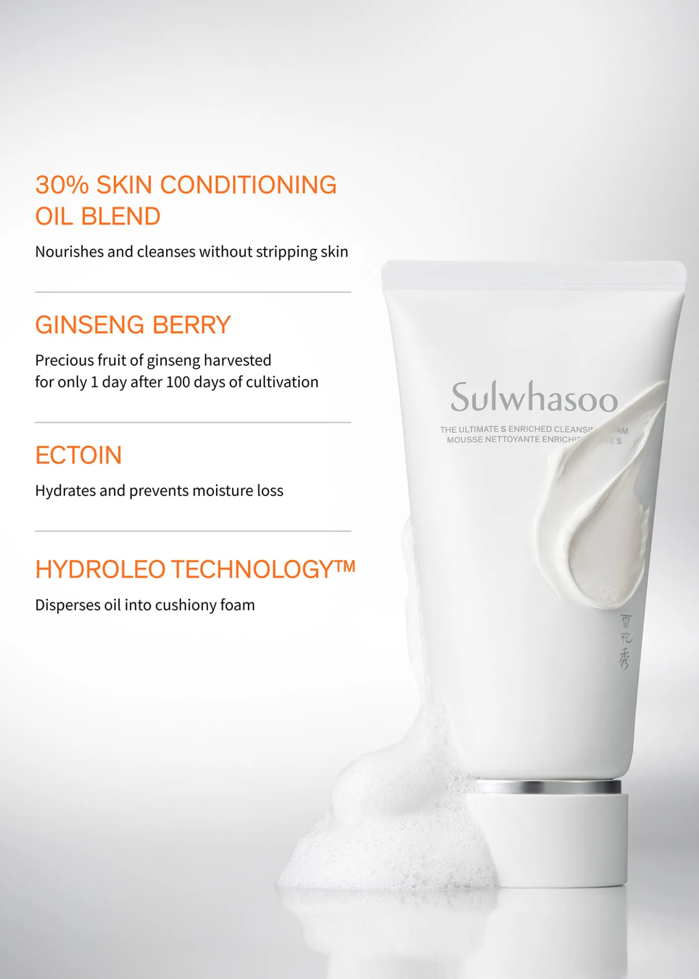 SulwhasooThe Ultimate S Enriched Cleansing Foam, 5.29 oz.