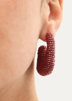 Susana VegaAria Beaded Hoop Earrings