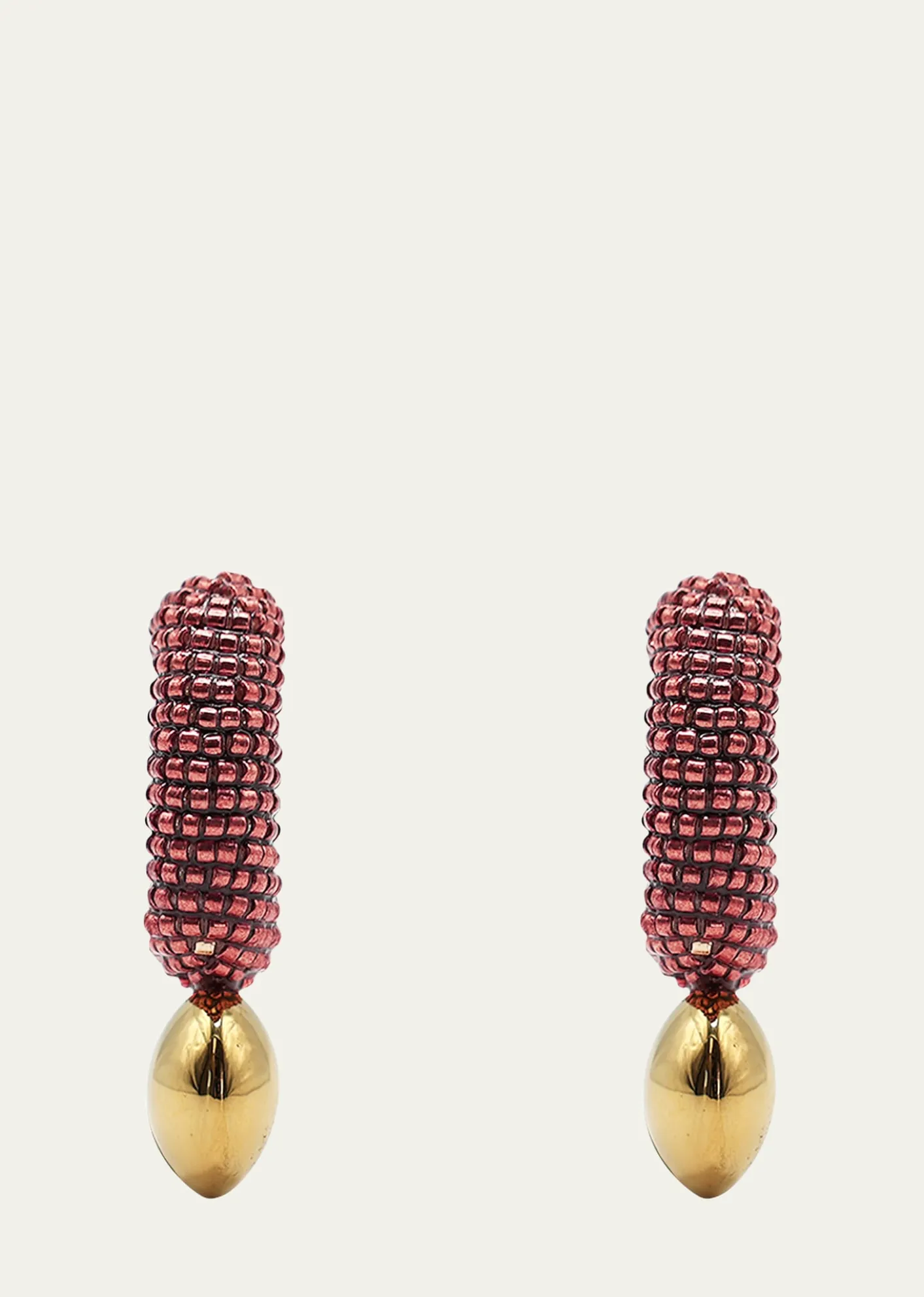 Susana VegaOrigen Hoop Earrings, Grapefruit