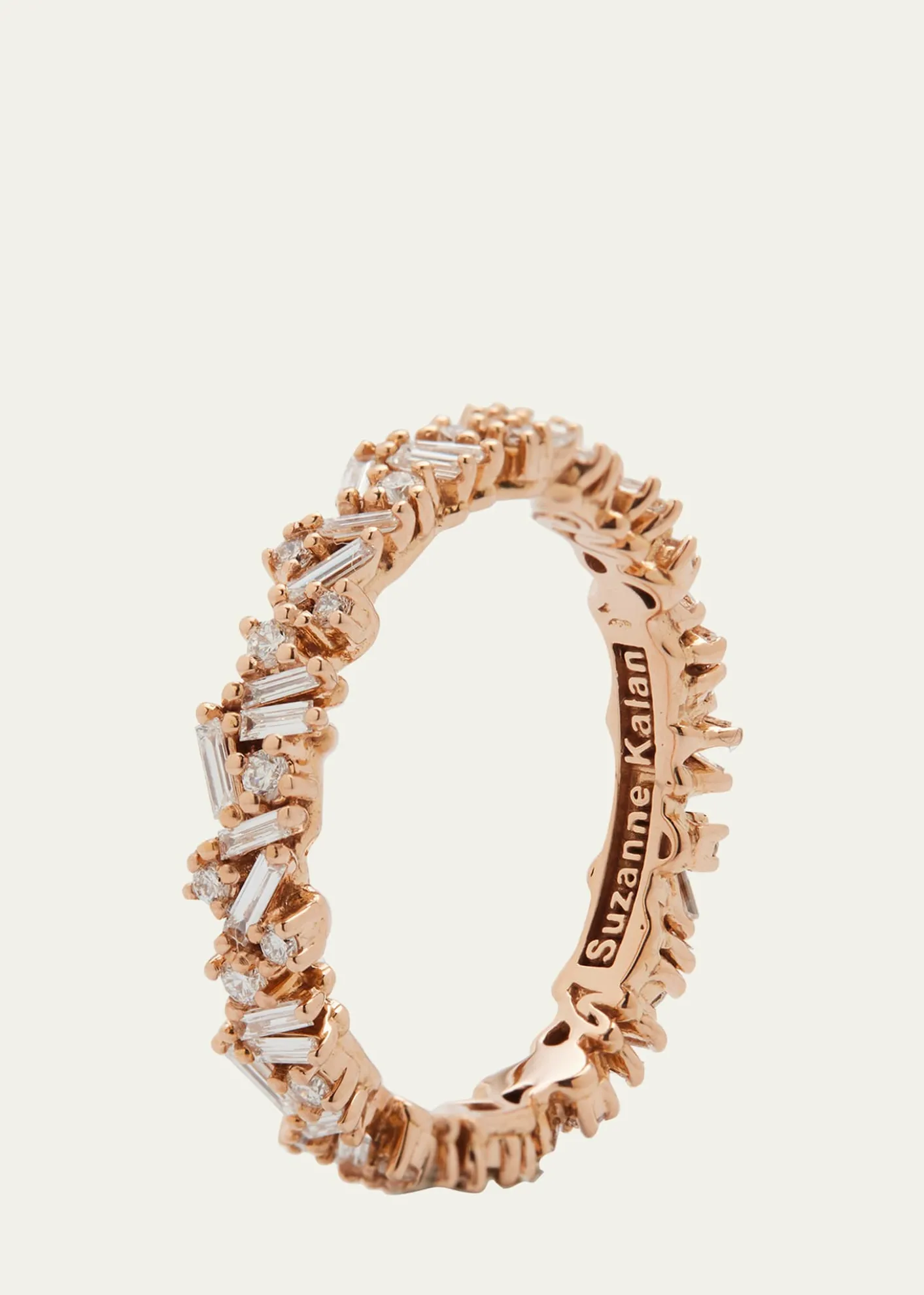 Suzanne Kalan18K Rose Gold Diamond Fireworks Eternity Band Ring