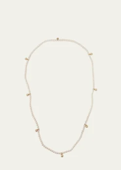 Sydney EvanDiamond Pavé Balls on 3mm Freshwater Pearl Bracelet