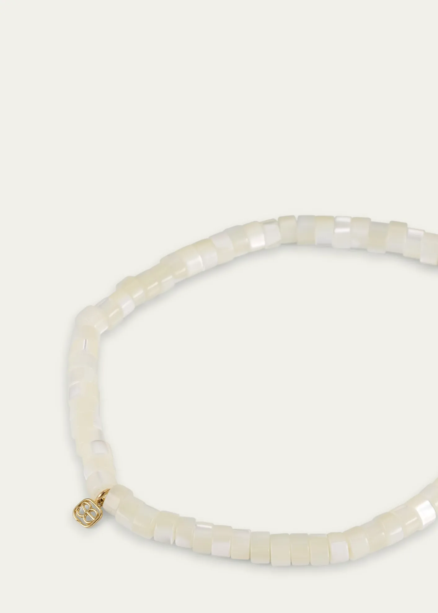 Sydney EvanEnamel Charm Clear Beaded Bracelet