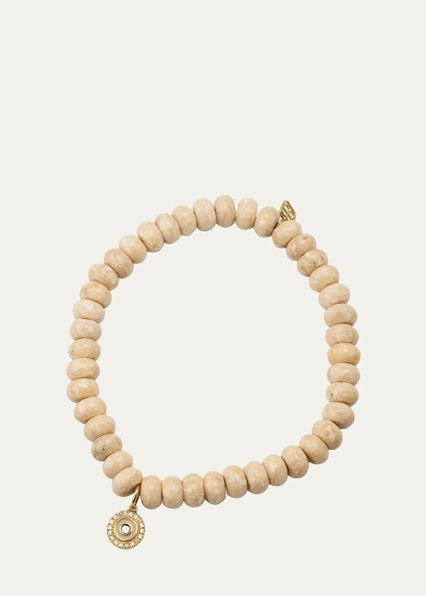 Sydney EvanEvil Eye Charm & Jasper Bead Bracelet