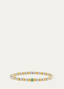 Sydney EvanFlash Tile Bracelet in 14K Yellow Gold