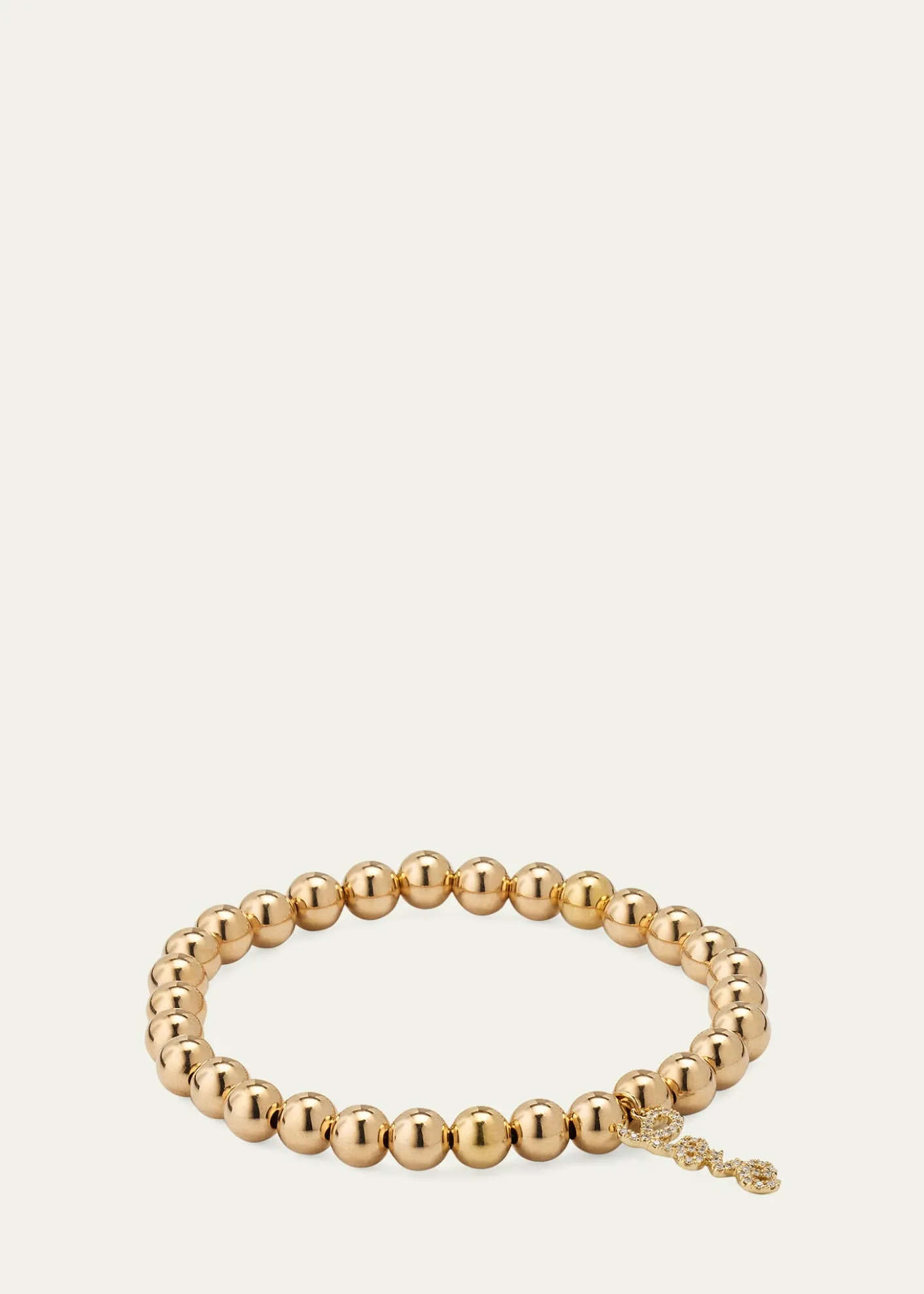 Sydney Evan14K Diamond Pave Love Script Bracelet
