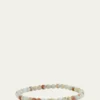 Sydney Evan14K Gold Diamond Heart on Impression Jasper Bracelet