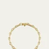Sydney Evan14K Round and Rectangular Diamond Link Bracelet
